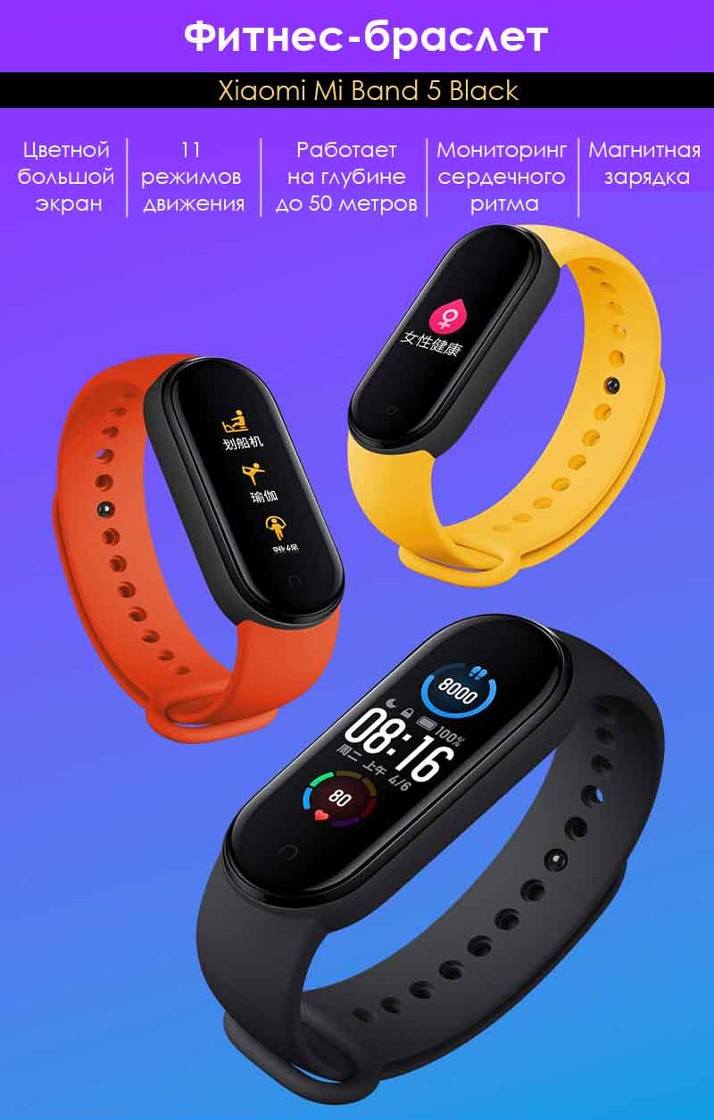 Фитнес-браслет Xiaomi Mi Band 5 vs Фитнес-браслет Xiaomi Mi Band 4: обзор преимуществ и характеристик топовых моделей фитнес-браслетов