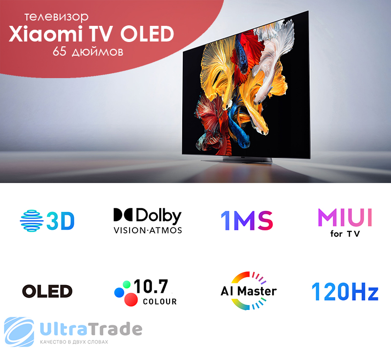 Обзор топовой новинки: телевизора Xiaomi Mi TV OLED 2020 65 дюймов