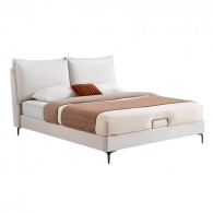 Двуспальная кровать Xiaomi Linsy Bed With Headboard Cat Scratching Cloth 1.8 m White (BC837-A) (без матраса)