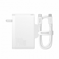 Сетевое зарядное устройство Baseus GaN5 Pro Quick Charger 2C+U 140W CH White (CCGAN140CC)