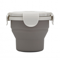 Складной силиконовый контейнер для продуктов Jordan Judy Collapsible Silicone Food Container 240 мл Gray (HO001-S)