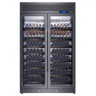 Винный шкаф с постоянной температурой и воздушным охлаждением Vinocave Wine Cabinet With Constant Temperature 200 bottles Black Titanium (CWC-800A)