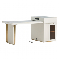 Обеденный выдвижной стол со столешницей из керамогранита Xiaomi Linsy Pull-Out Dining Table Italian Style 1.86 - 2.30m