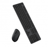 Комплект беспроводная клавиатура и мышь Xiaomi Wireless Keyboard and Mouse Set 3 Deep Space Black (WXJS03YM) Русско-Английские клавиши