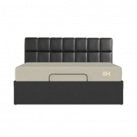 Умная двуспальная кровать Xiaomi 8H Dun Dun Double Electric Bed With Side Opening 1.8 m Black (умное основание DT11 и ортопедический матрас TZ Ultra)
