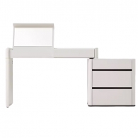Туалетный столик с 3 ящиками Xiaomi Linsy Dressing Table With Drawer And Folding Mirror (NV1C-B) (левая сторона)