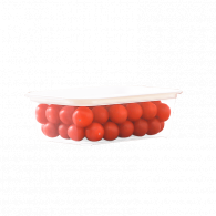 Набор прямоугольных контейнеров Xiaomi Jubilee Dragon Kitchen Transparent Refrigerator Rectangular Storage Box 1100 мл (3шт.)