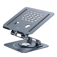 Подставка для ноутбука Baseus UltraStable Pro Series Rotatable and Foldable Laptop Stand Dark Gray (2-шарнирная)