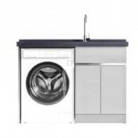 Тумба со встроенной раковиной и отсеком для стиральной машины Xiaomi Diiib Stainless Steel Washing Machine Cabinet Right 1300mm