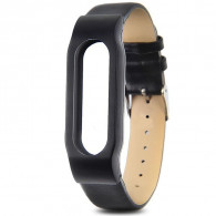 Ремешок для Xiaomi Mi Band 2 Leather Black