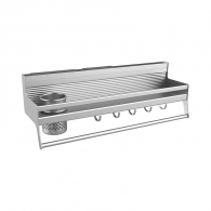 Кухонная полка Xiaomi Diiib Kitchen Shelf Single Cup 500mm Aluminum Alloy Silver (DMCFZWJ004)