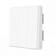 Умный выключатель Xiaomi Aqara Smart Wall Switch D1 (Тройной с нулевой линии) White (QBKG26LM)