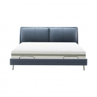Умная двуспальная кровать Xiaomi 8H Smart Electric Bed Pro Milan RM 1.5 m Grey Blue (умное основание DT3 и латексный матрас RM Schcott)