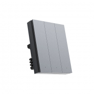 Умный настенный выключатель Xiaomi Aqara Smart Wall Switch H1 Pro (тройной c нулевой линией) Black (QBKG32LM)