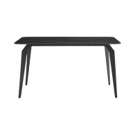 Обеденный стол со столешницей из керамогранита Xiaomi Linsy Light Luxury Rockboard Black 1.6 m (JI2R-A)