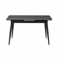 Стол обеденный раздвижной со столешницей из керамогранита Xiaomi 8H Jun Rock Board Telescopic Dining Table 1.3-1.6 m Grey (YB2)
