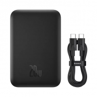 Внешний аккумулятор с поддержкой беспроводной зарядки Baseus Magnetic Wireless Charging Power Bank 10000 mAh 20W Black (PPCXM10)