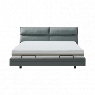 Умная двуспальная кровать Xiaomi 8H Feel Intelligent Leather Suspended Electric Bed X+ 1.8m Gray (умное основание DT7 и хлопковый матрас MZ1)