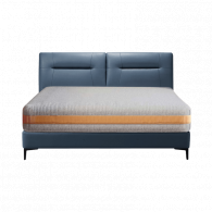 Двуспальная кровать с латексным матрасом Xiaomi 8H Sugar Fashion Soft Leather Soft Bed 1.8m Mist Blue (JMP5+TT)
