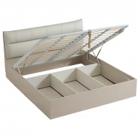 Двуспальная кровать с ящиками для хранения  Xiaomi Linsy  A High Box Storage Bed 1.8 m Grey (TV1A-A) (без матраса)