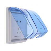 Установочная коробка с крышкой для розетки Xiaomi OPPLE Wall Switch Socket K05 Black