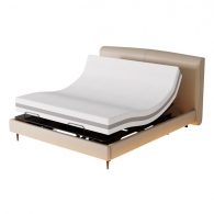 Умная двуспальная кровать с акустикой и массажем Xiaomi 8H Fun Sleeping Smart Bed ONE DT9 1.8 Beige (без матраса)