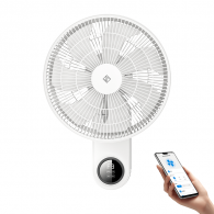 Умный двухслойный настенный вентилятор Xiaomi JIPIN Instant Intelligent Circulation Fan 15 Blades 34cm