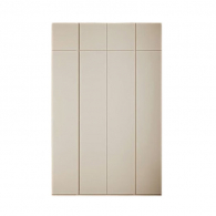 Шкаф с антресолью и выдвижными ящиками Xiaomi Linsy Four-Doors Wardrobe With Top Cabinet And Drawers Coffee 1580 mm White/Grey (TV4D-A)