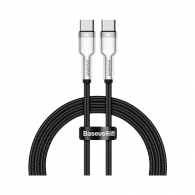Кабель Baseus Cafule Series Metal Data Cable Type-C to Type-C 100W 2m  Black (CATJK-D01)
