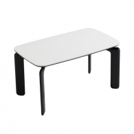 Обеденный стол со столешницей из керамогранита Xiaomi Linsy Oak Dining Table 1.4 m Black/White (LS384R1-C)