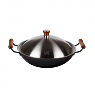 Чугунная сковорода-вок Xiaomi Chinese Cast Iron Wok Classic 36cm