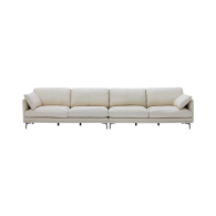 Четырехместный кожаный диван Xiaomi 8H Large C-position Antibacterial Leather Sofa White (B5S)