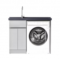 Тумба со встроенной раковиной и отсеком для стиральной машины Xiaomi Diiib Stainless Steel Washing Machine Cabinet Left 1100mm