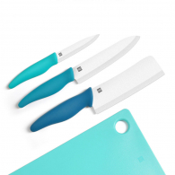 Набор керамических ножей c разделочной доской Huo Hou Ceramic Knife Chopping Block Kit
