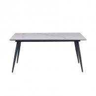 Стол обеденный со столешницей из керамогранита Xiaomi 8H Jun Rock Board Dining Table 1.3 m White (YB1)
