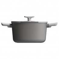 Кастрюля Xiaomi BergHOFF Leo Non-stick Pan 24cm Gray (5.5 л)
