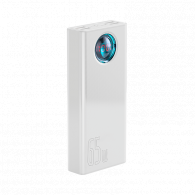 Внешний аккумулятор Baseus Power Bank Amblight Quick Charge 30000 mAh White (PPLG-A02)