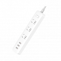 Сетевой фильтр Xiaomi Mi Power Strip 3 розетки и 3 USB порта White (XMCXB01QMN)