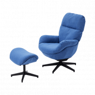 Кресло с подставкой для ног Xiaomi 8H Kola Ergonomic Single Sofa Combination Textured Blue (KL)