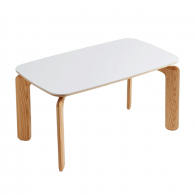Обеденный стол со столешницей из керамогранита Xiaomi Linsy Oak Dining Table 1.6 m Log Color/White (LS384R1-A)