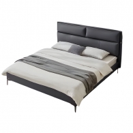 Двуспальная кровать Xiaomi Linsy Soft Double Cowhide Bed 1.5 m Dark Grey (PC365-A) (без матраса)
