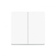 Умный выключатель двухклавишный Xiaomi Smart Wireless Switch White (XMWS01XS)