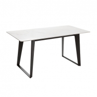 Обеденный стол со столешницей из керамогранита Xiaomi 8H Jun Founder Series Rock Board Dining Table Jazz White 1.4 m (YB13)