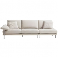 Диван на 3 места Xiaomi Linsy Imitation Cotton And Linen Fabric Sofa 2670 mm Off White (BS232-A)