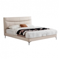 Двуспальная кровать Xiaomi Linsy Leather Bed Italian Minimalist 1.5 m Beige (TPC083-A) (без матраса)