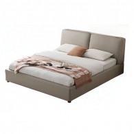 Двуспальная кровать Xiaomi Linsy Leather Big Cow Bed 1.8 m Coffee (TPC208-A) (без матраса)