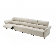 Диван-реклайнер на 4 места Xiaomi 8H Cloud Toast Italian Leather Electric Sofa 3560 mm Off White (B6S)