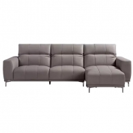 Трехместный модульный диван Xiaomi Linsy Italian Leather Sofa Grey 2900 mm (PS360)