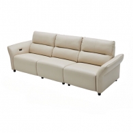Диван-реклайнер на 3 места Xiaomi 8H Cloud Toast Italian Leather Electric Sofa 2790 mm Off White (B6S)