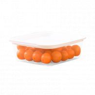 Набор квадратных контейнеров Xiaomi Jubilee Dragon Kitchen Transparent Refrigerator Square Storage Box 850 мл (3шт.)